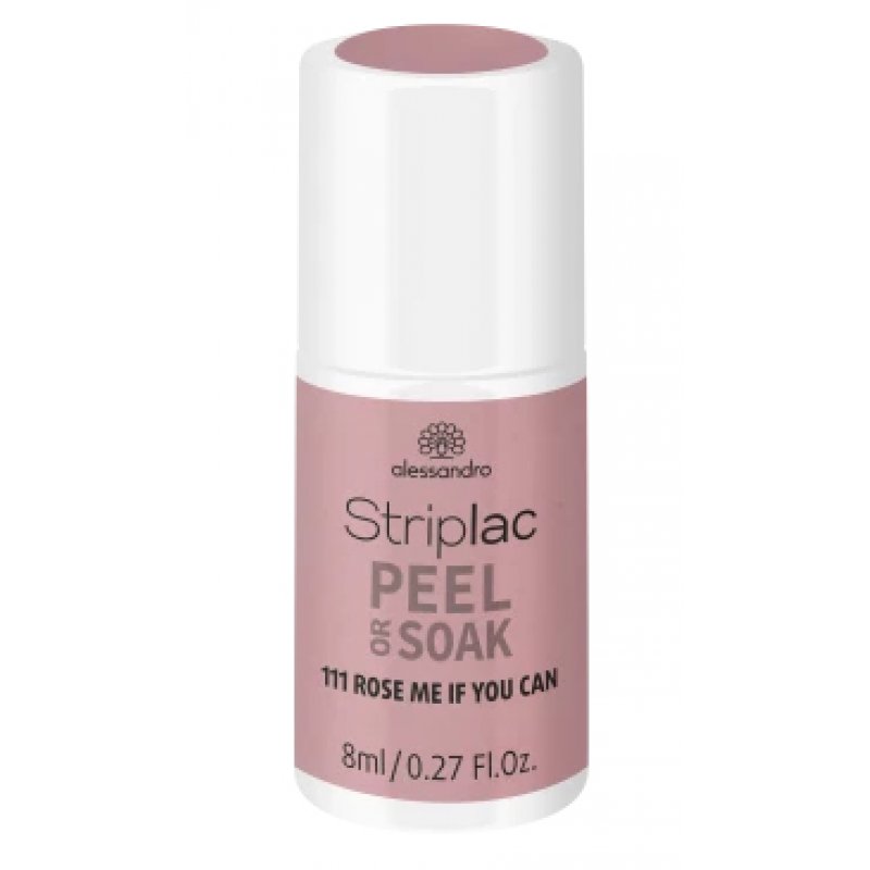 alessandro Striplac Peel or Soak Rose me if you can nail gel coat 8 ml