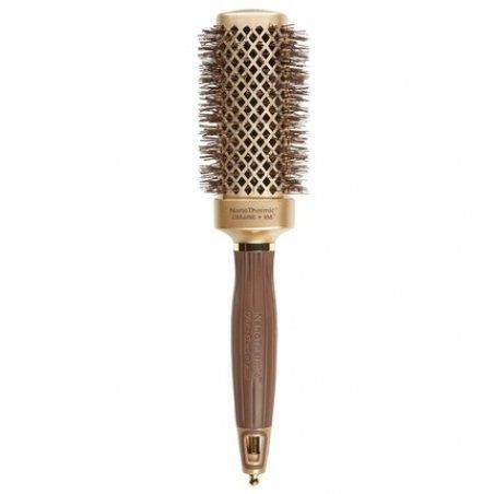 Olivia Garden NanoThermic Ceramic Ion Square Shaper Thermal Hair Brush 1.5 Inch