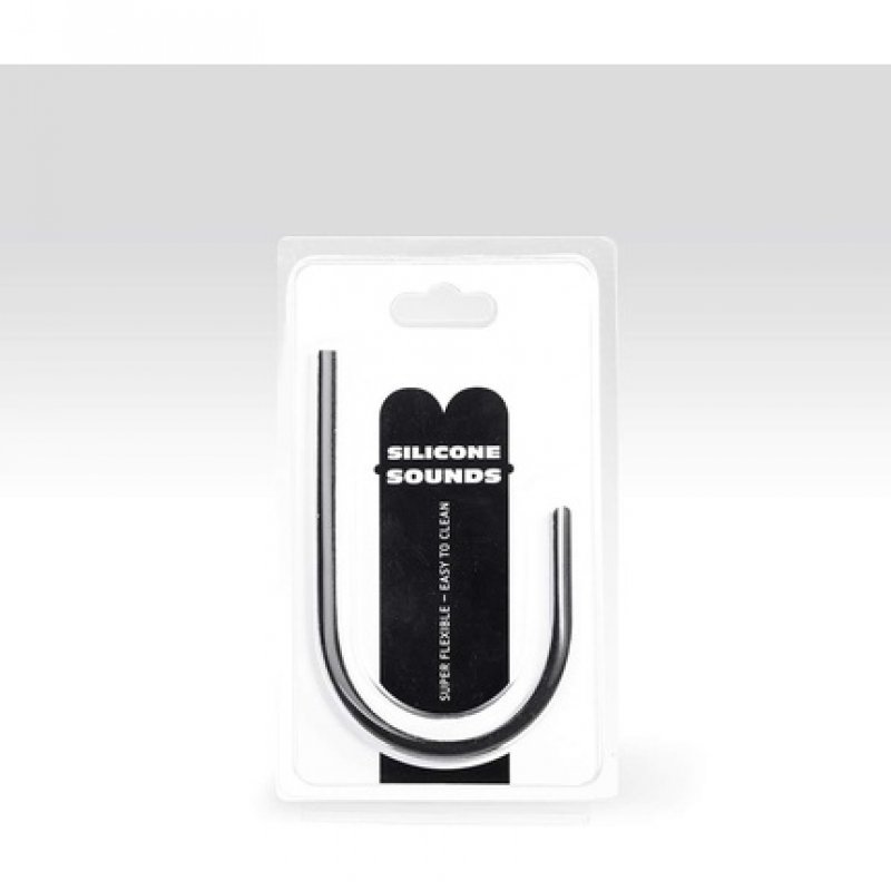 All Black 8mm Silicone Urethral Probe