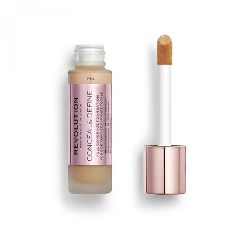 Makeup Revolution Conceal and Define Concealer Full Coverage Matte Finish C4.5 0.7 Fl Oz