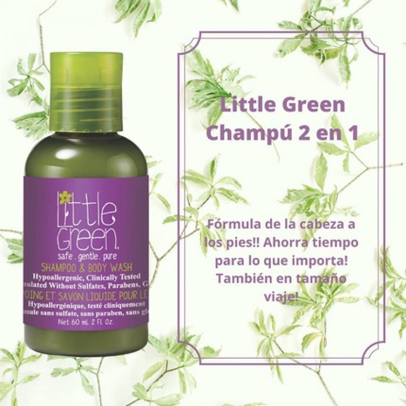 Littlegreen Champu Y Jabon Liquido Corporal 60mlniños