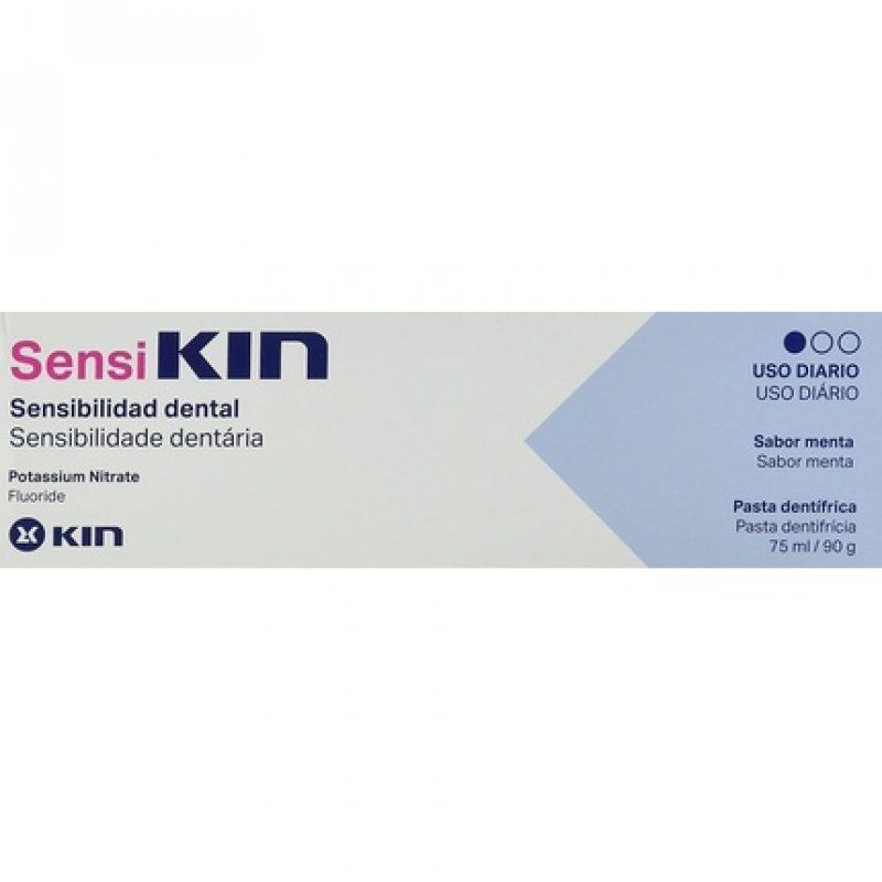 Sensi Kin Toothpaste 75ml ~ Sensitive Teeth Relief, Potassium Nitrate Fluoride