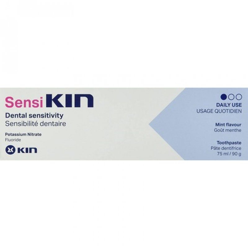Sensi Kin Toothpaste 75ml ~ Sensitive Teeth Relief, Potassium Nitrate Fluoride