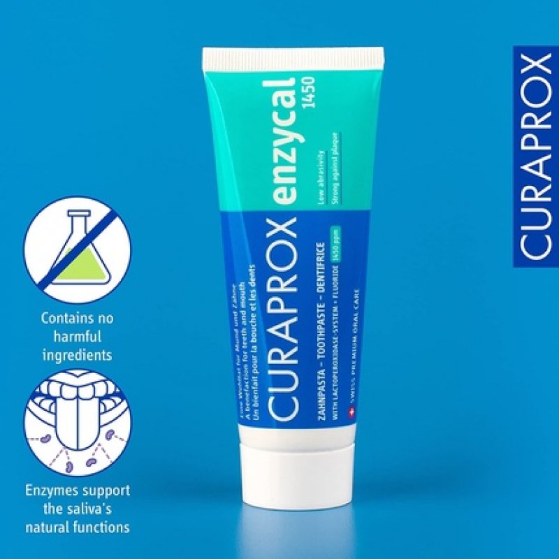 CURAPROX Enzycal 1450Ppm Toothpaste 75ml