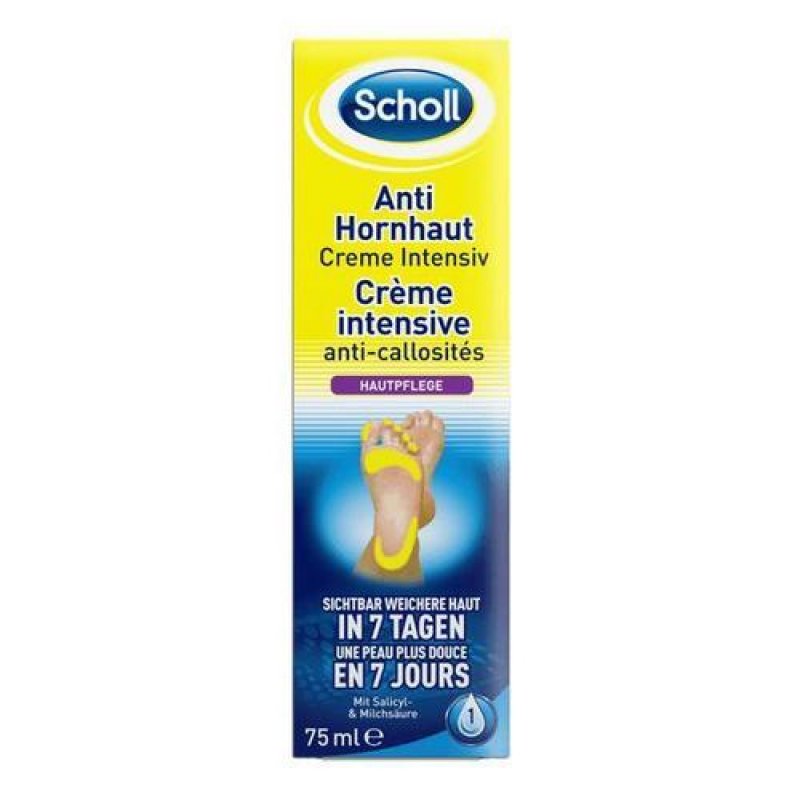 Scholl Anti-Hornhaut Creme Intensiv 75 ml Crème de pieds