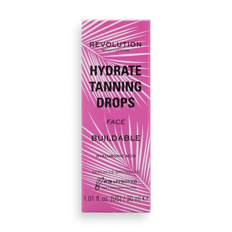 Revolution Beauty Buildable Face Tanning Drops Self Fake Tan 50ml