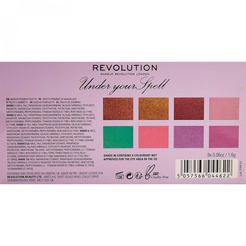 Makeup Revolution Eyeshadow Palette Under Your Spell