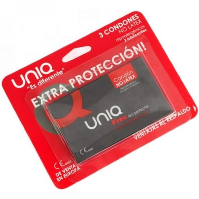 UNIQ Free Aro Latex-Free Condom Protector 3 Units