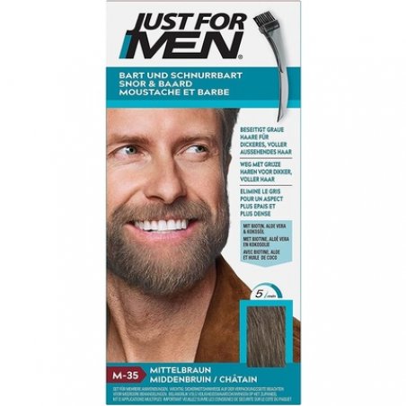 Just for Men Mustache and Beard Medium Brown Dye 24g