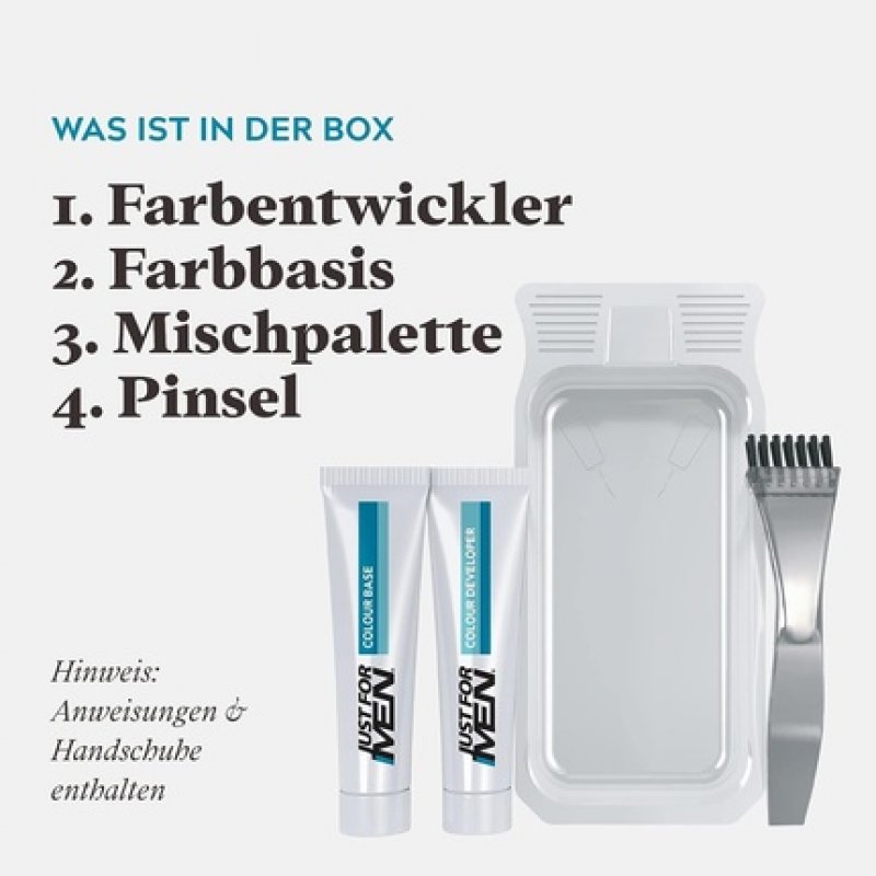 Just for Men Mustache and Beard Medium Brown Dye 24g