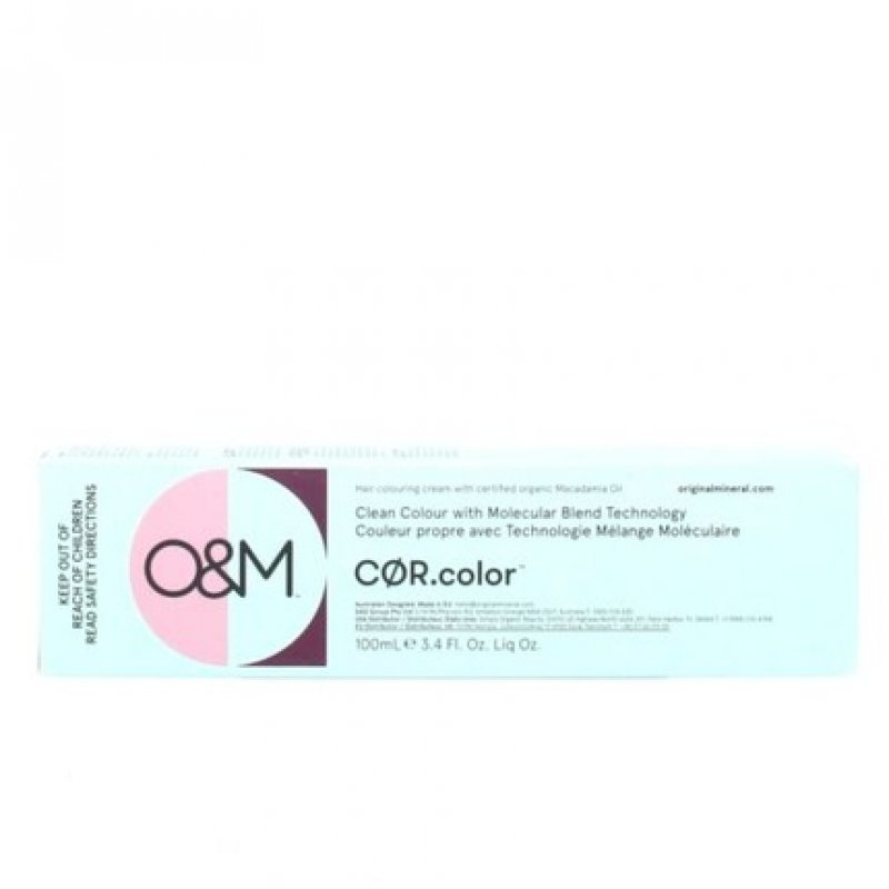 O&M Original Mineral CØR.color Cream Colour 55.55 Light Red Intense Brown 3.4 oz