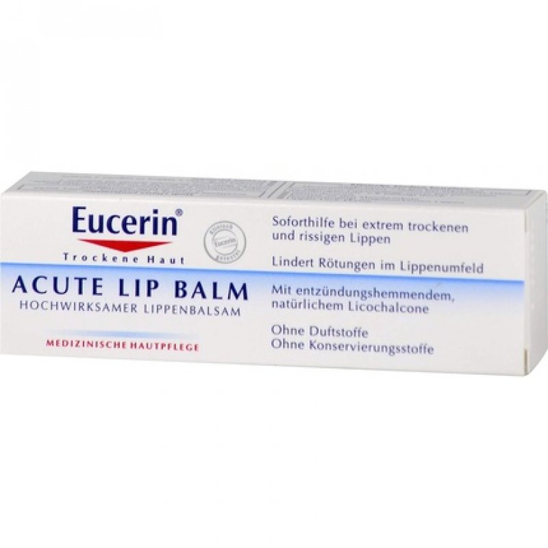 Eucerin Dry Skin Calming Lip Balm 10ml
