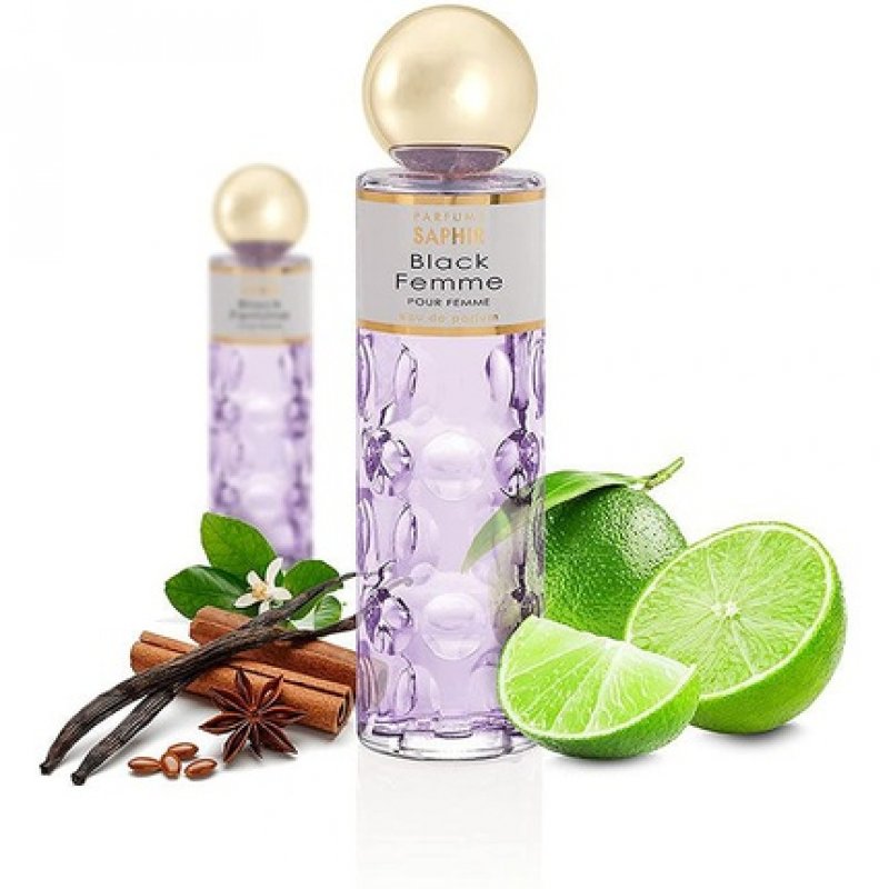 PARFUMS SAPHIR Black Femme Eau de Parfum Spray for Women 200ml