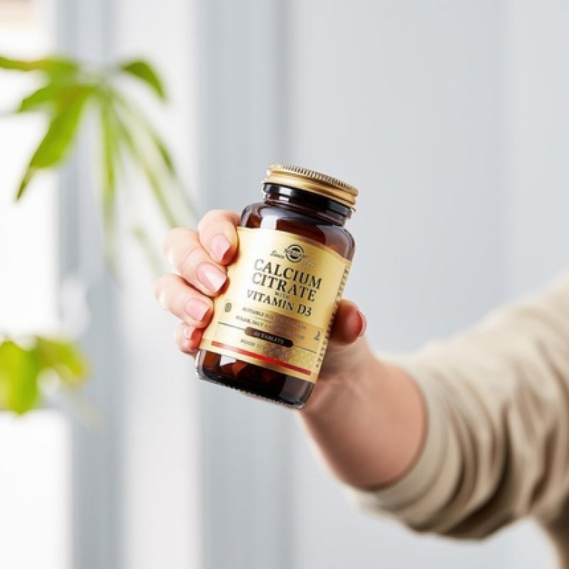 Solgar Calcium Citrate with Vitamin D3 Tablets - Healthy Bones & Teeth - High Potency Formula - Gluten Free