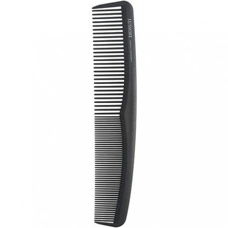 T4B Lussoni Cutting Comb Shatterproof Carbon Hair Cutting Comb for All Hair Types with Antistatic and Negative Ions