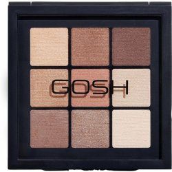 GOSH Eyedentity Vegan Eyeshadow Palette with 9 Perfectly Matched Colors in Matte and Metallic 004 Be