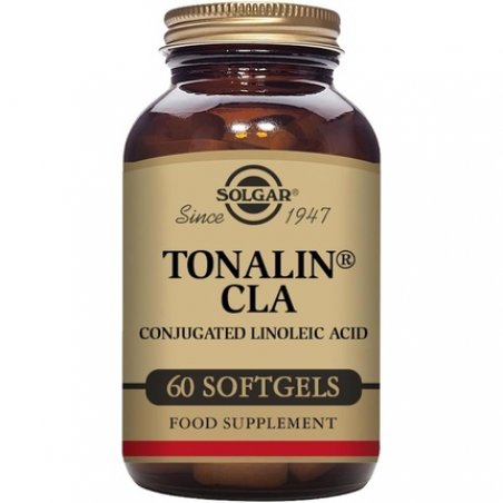 Solgar Tonalin CLA Softgels 60 Pack Omega-6 Essential Fatty Acids Derived from Safflower Seed Oil Free from Sugar Salt