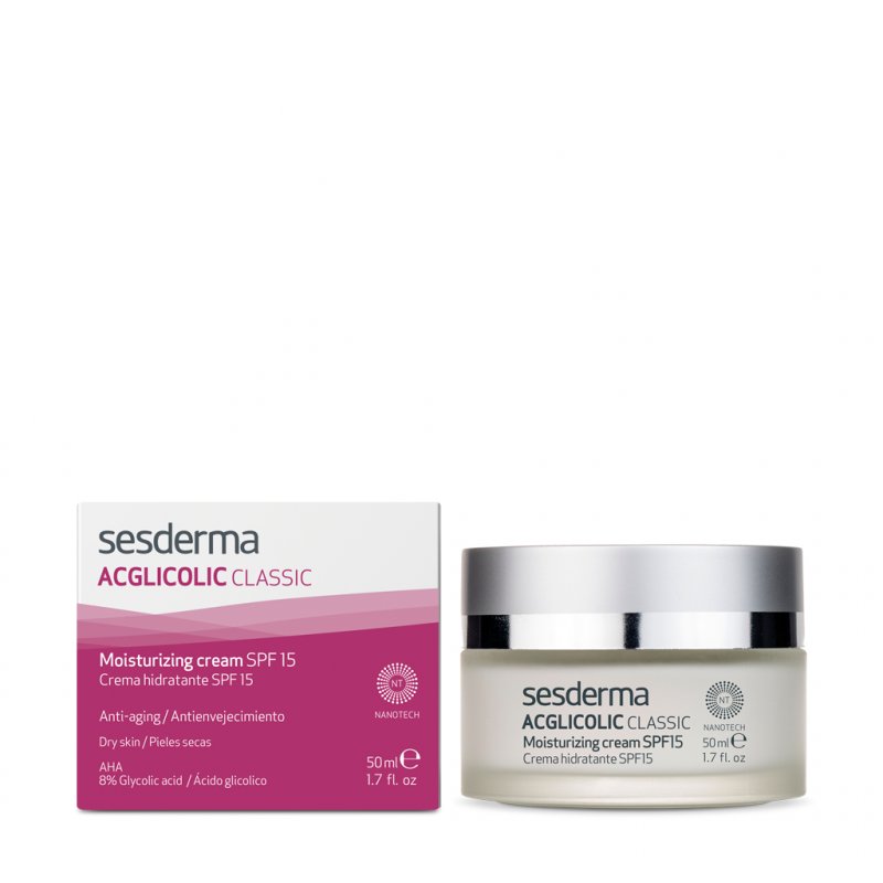 Sesderma ACGLICOLIC Crème hydratante classique, 50ml