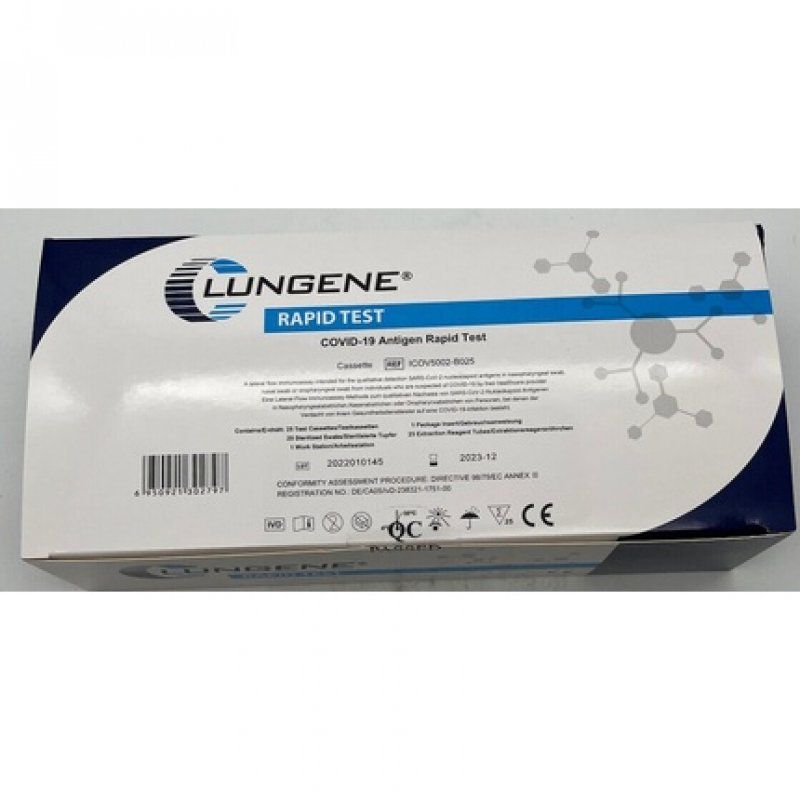 Clungene Rapid Test Covid-19 Rapid Antigen Test 25 Pieces Per Pack / C57