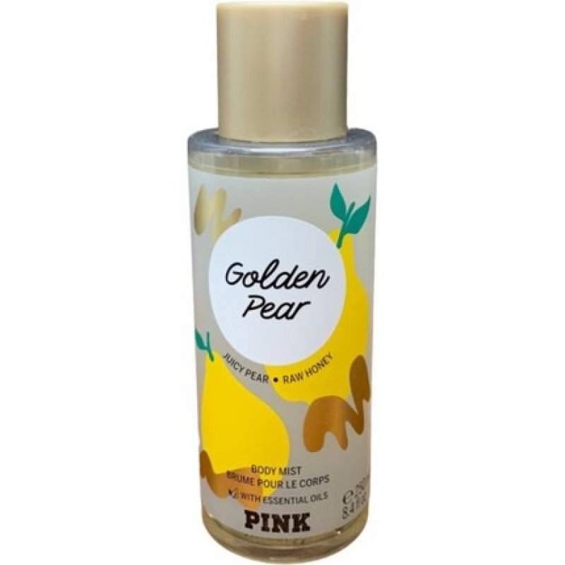 Victoria's Secret Golden Pear Fragrance Mist Limited Edition PINK 8.4