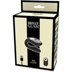 Brilly Glam Pair Vibrator Black with Remote Control