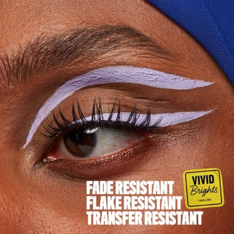 NYX PROFESSIONAL MAKEUP Vivid Brights Liquid Liner Smear-Resistant Eyeliner with Precise Tip Lilac Pink 07