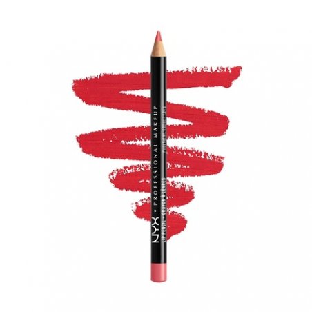 NYX Professional Makeup Slim Lip Pencil Long-Lasting Creamy Lip Liner Hot Red