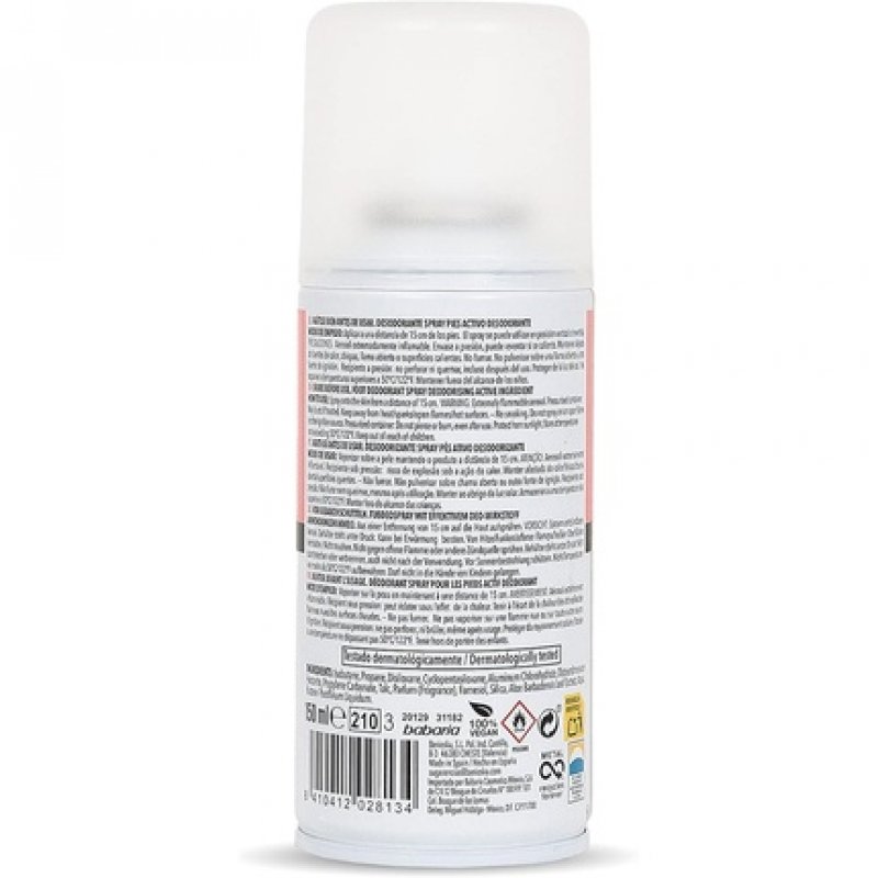 Babaria Aloe Vera Foot Deodorant Spray 150ml