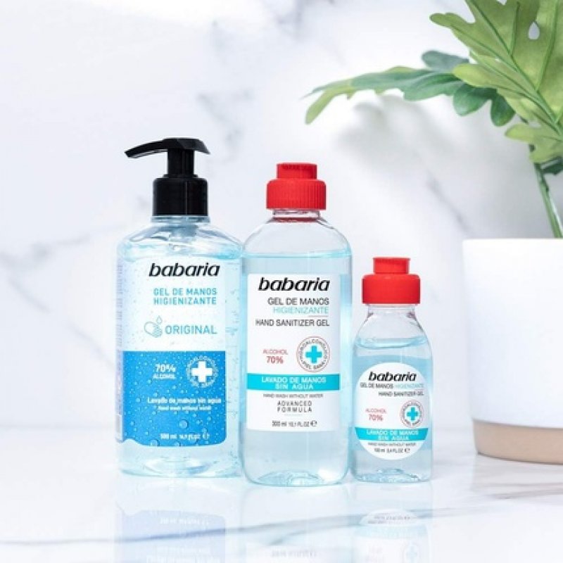 Babaria Unisex Hand Sanitizing Gel with 70% Alcohol 100ml