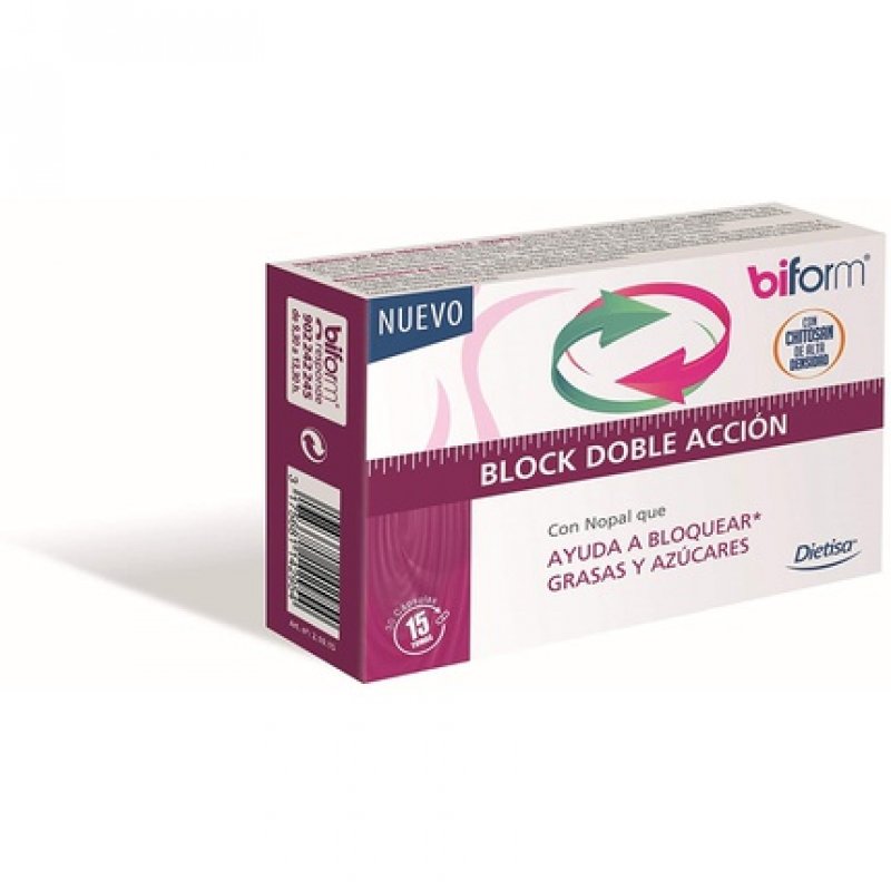 Dietisa Biform Block Doble Accion 30cap