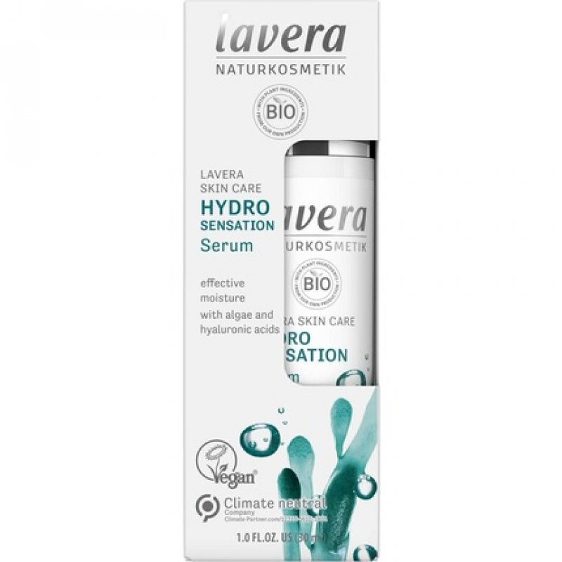 lavera Hydro Refresh Serum with Algae and Hyaluronic Acid 30ml - Vegan Natural Cosmetics