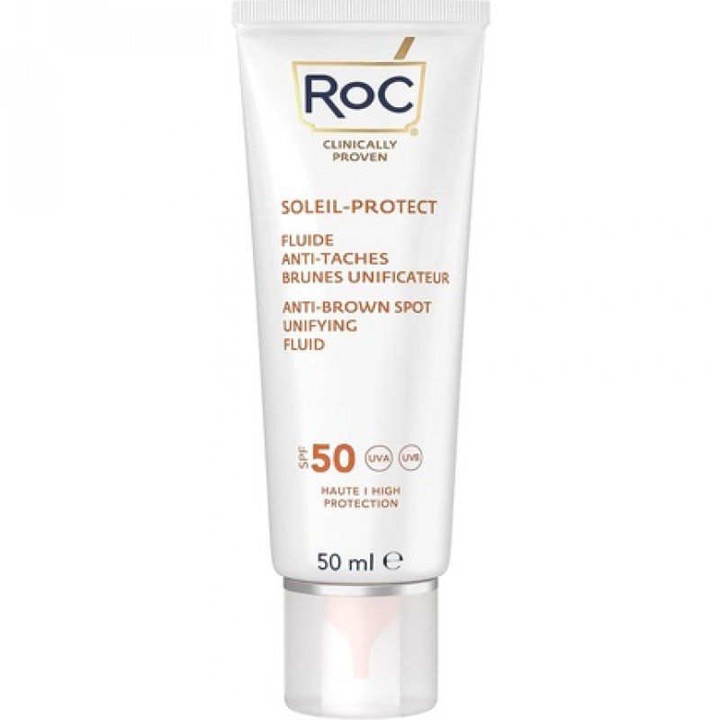 RoC Soleil-Protect Unifying Fluid Anti-Brown Spots SPF50 Face Sunscreen 50ml