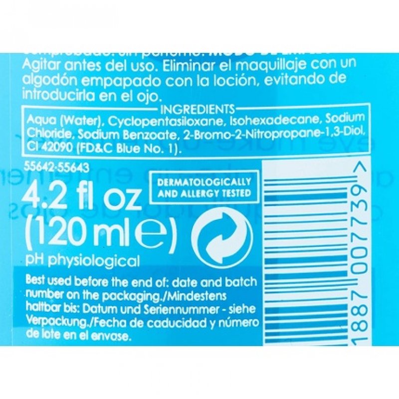 Bifasic Eye Makeup Remover 120ml