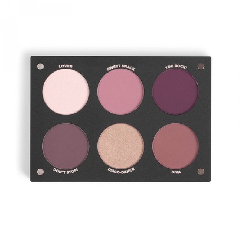 INGLOT PLAYINN Creach Peach Eyeshadow Palette - Collection of 6 Unique Shades for Full Eye Makeup