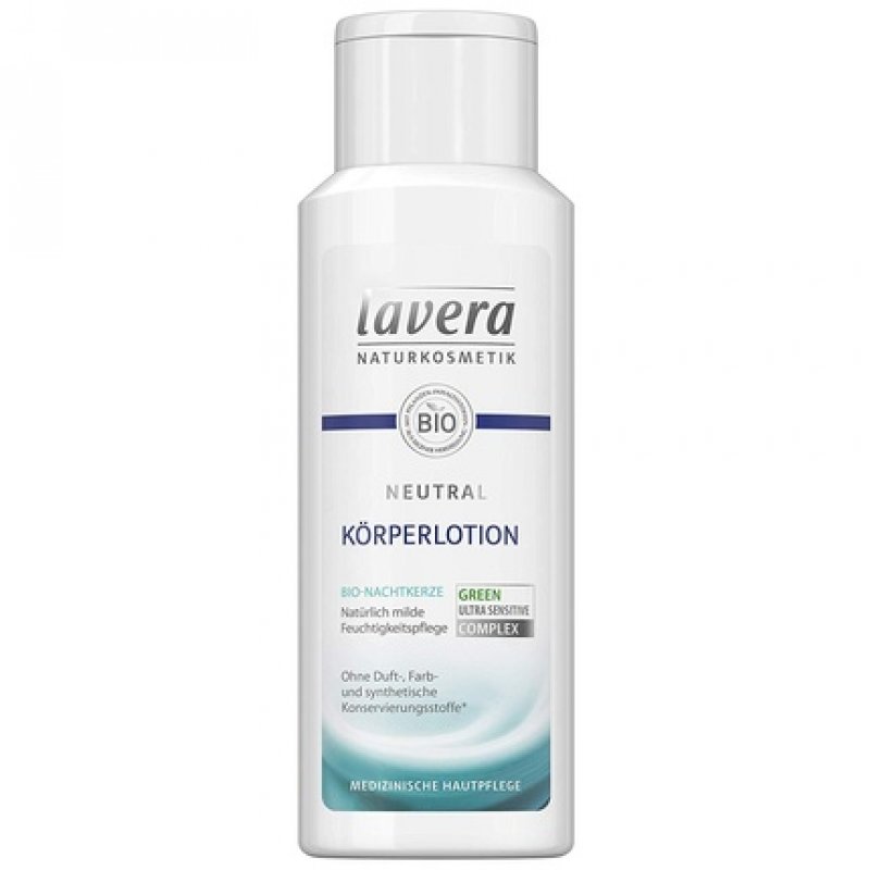 Lavera Neutral Body Lotion Organic Evening Primrose Moisturizing Care Vegan Body Lotion Medical Skin Care for Sensitive