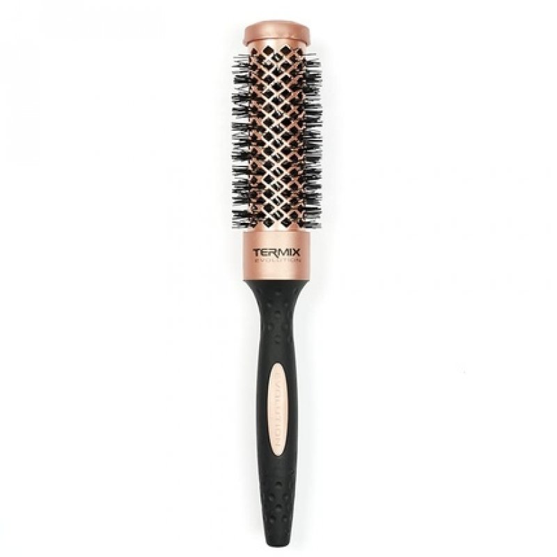 Professional Round Hairbrush Termix Evolution Gold Rose Ø28