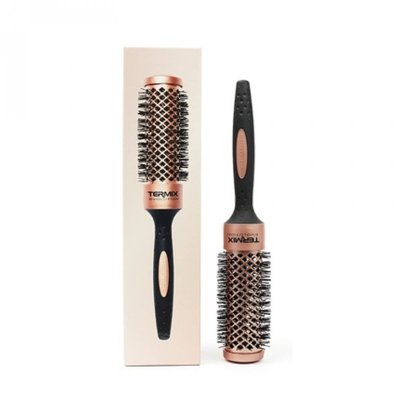 Professional Round Hairbrush Termix Evolution Gold Rose Ø32