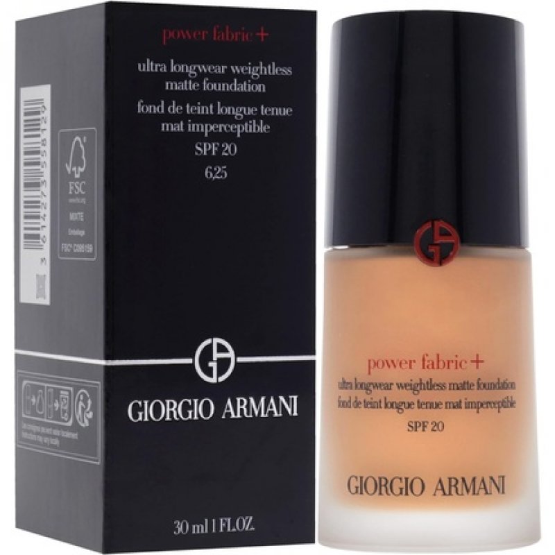 Giorgio Armani Power Fabric Plus Longwear Weightless Matte Foundation SPF 20 1oz