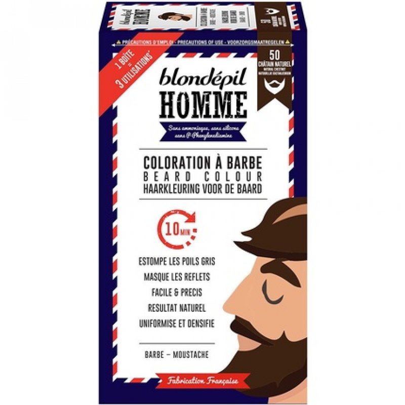 Blonde Homme Beard and Mustache Natural Dark Blonde 60g