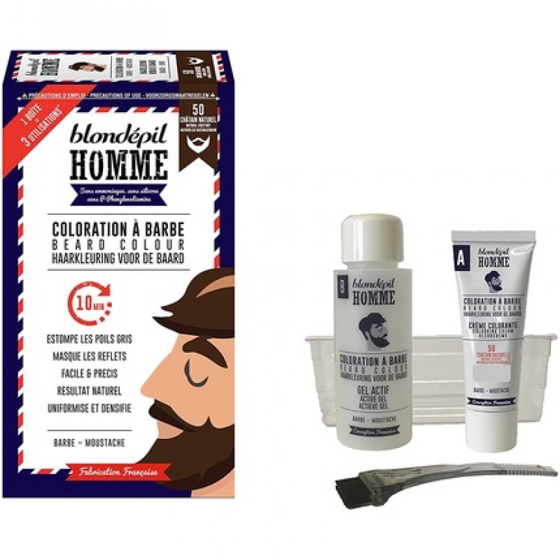 Blonde Homme Beard and Mustache Natural Dark Blonde 60g