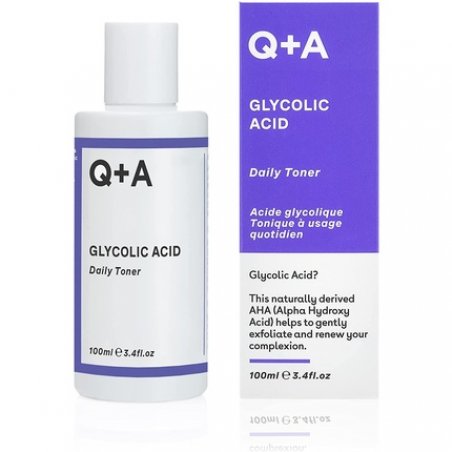 Q A Glycolic Acid Daily Toner with Super Hydrating and Brightening Ingredients 100ml