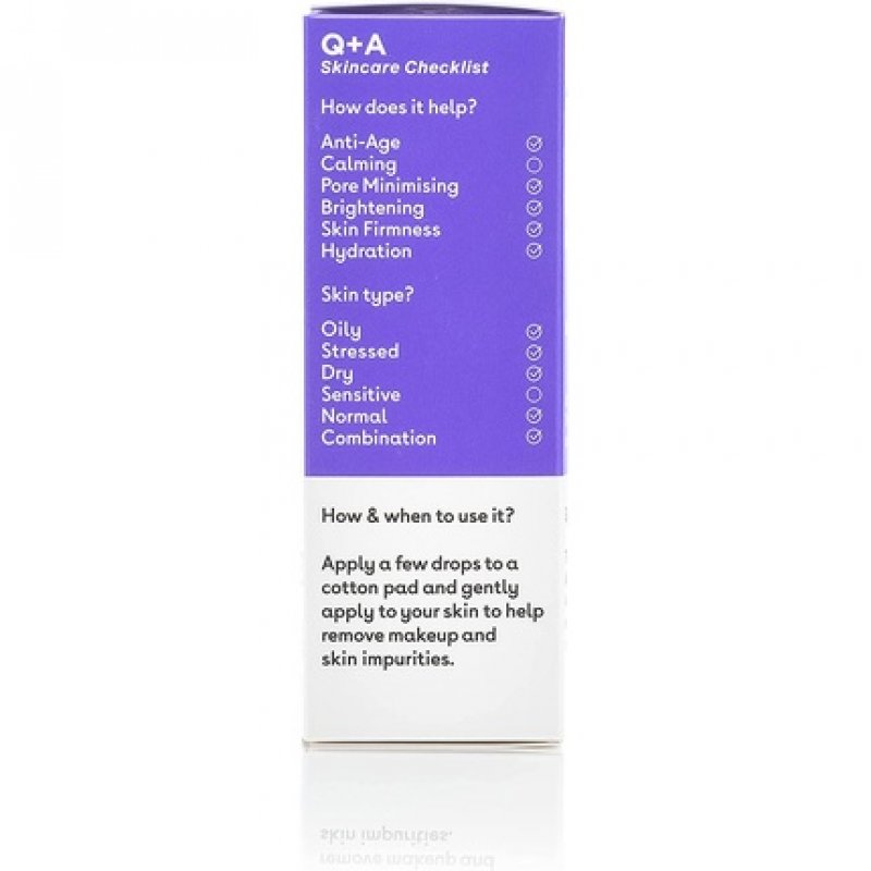 Q A Glycolic Acid Daily Toner with Super Hydrating and Brightening Ingredients 100ml