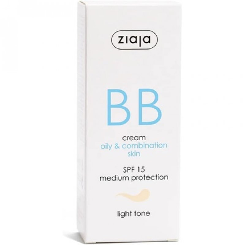 Ziaja BB Cream for Oily and Combination Skin Light Tone 50ml