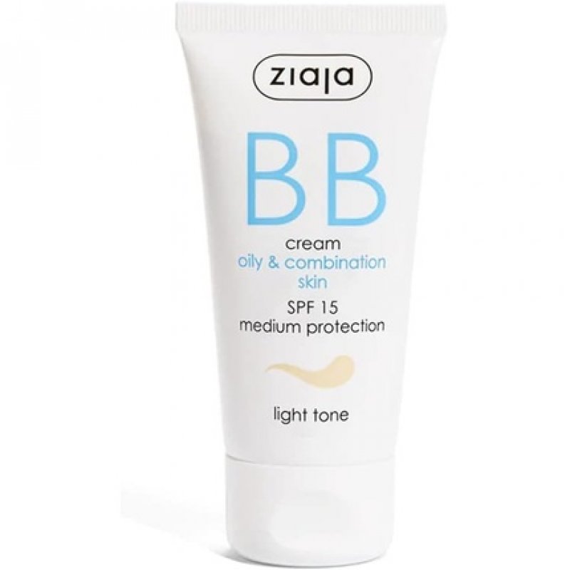 Ziaja BB Cream for Oily and Combination Skin Light Tone 50ml