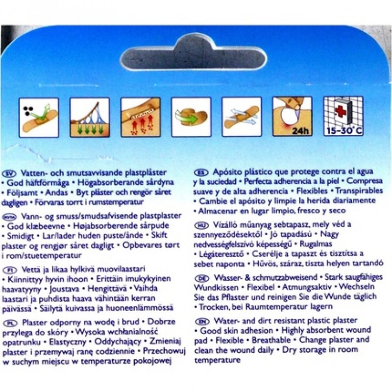 Salvequick Waterproof Aqua Resist Plasters 40 Pieces