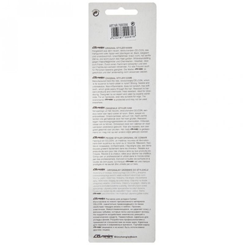 Comair Blue Profi-Line 302 Fork Teasing Comb