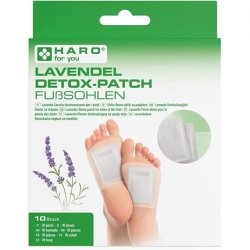 Haro for you Foot Detox Patches Self-Adhesive 100% Plant-Based 10 Patches 8x6cm