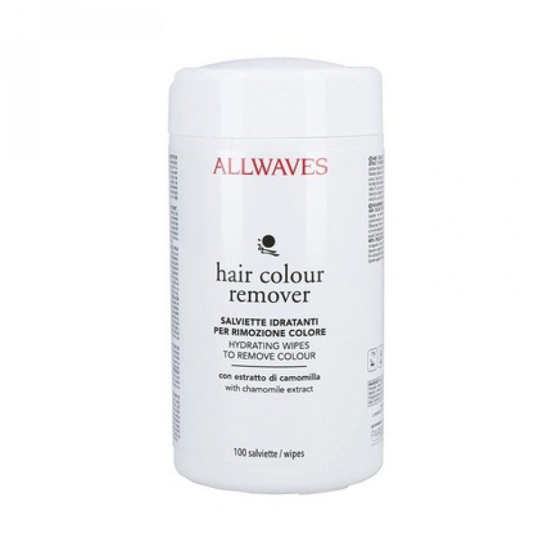 ALLWAVES Professional Hair Color Remover Hydrating Wipes 100 Count