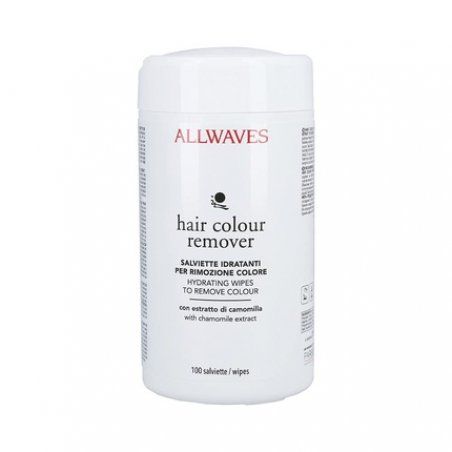 ALLWAVES Professional Hair Color Remover Hydrating Wipes 100 Count