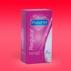 Pasante Regular Condoms 12 Count - Pack of 12